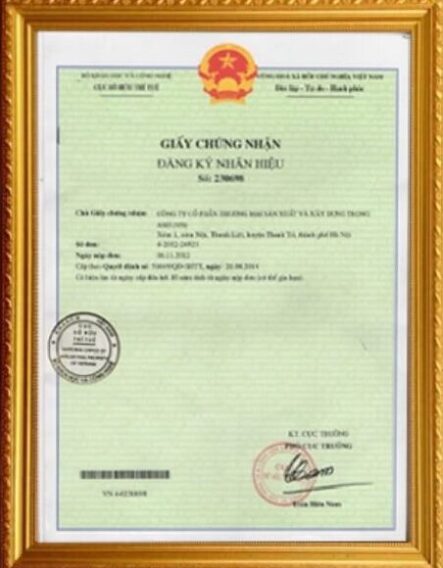 Danh hiệu và giải thưởng 2 Thương Hiệu Được Bảo Hộ Tại Cộng Hòa Liên Bang Đức