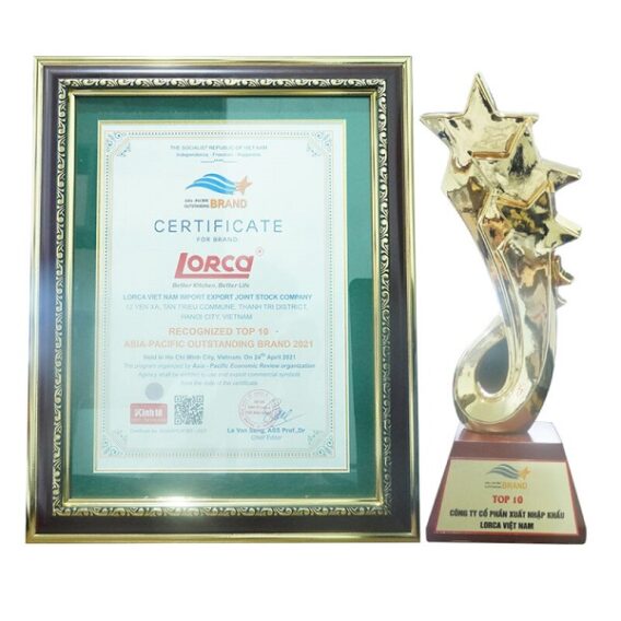 Lorca Việt Nam Vinh Danh Top 10 Thương Hiệu Tiêu Biểu Châu Á – Thái Bình Dương 2021