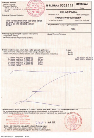 Danh hiệu và giải thưởng 7 Chứng nhận sản phẩm Lorca