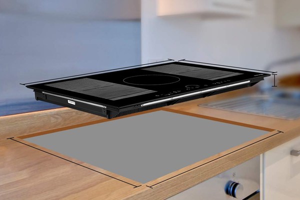 Tổng hợp kích thước bếp từ Lorca phổ biến 5 Kích thước bếp từ Lorca và mối liên hệ với kích thước khoét lỗ bếp từ