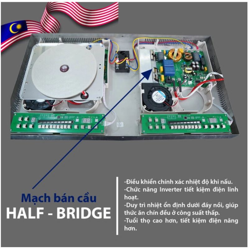 Mạch bếp từ Lorca LCI-806 Plus Mạch bếp từ Lorca LCI-806 Plus