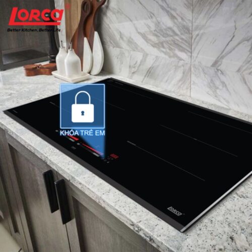 Mặt bên bếp từ Lorca LCI-9099 LUX